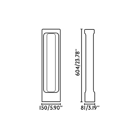 Проблесковый маячок TOTEM 611 серый 3000K 