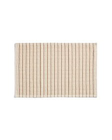 Хлопковый коврик для ванной Merade с оранжевыми полосками, 50 x 80 см