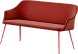 Скамейка со спинкой  Kedua Single fabric 160