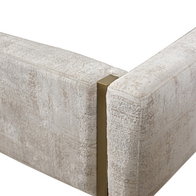 Кровать с мягким изголовьем CORAL CRQP11 