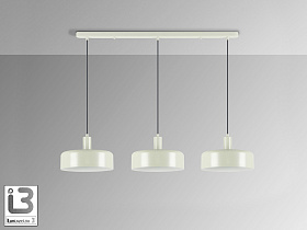 Alessia Подвесная люстра 3L матовый перламутр