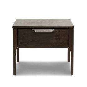 Прикроватная тумбочка RONDA темный орех V36W1