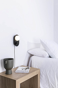 Черный настенный светильник Maya LED 8W 2700K