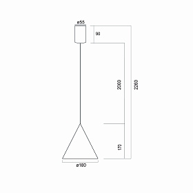 9449 Подвесной светильник CONO