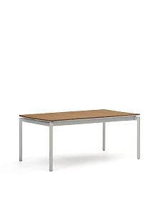 Уличный раздвижной стол Canyelles из полистирола и алюминия светло-серого цвета, 180 (240) x 100