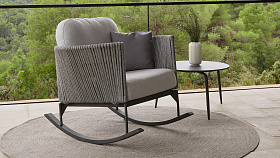 Кресло-качалка Boston LIGHT GREY