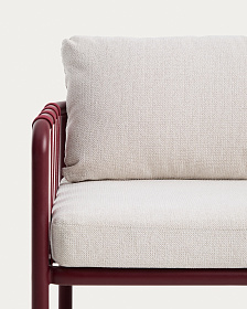 Комплект уличной мебели Omala из бордового алюминия и веревки