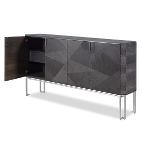 БуфетBond Credenza из дерева 4 дверцы с плавным закрыванием. 