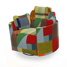 Кресло-реклайнер Noomrise, Bar - Anthracite, ткань Castle S.6