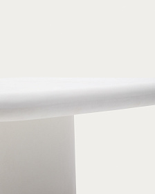 Уличный стол Addaia цемент, белый 135 x 135 см