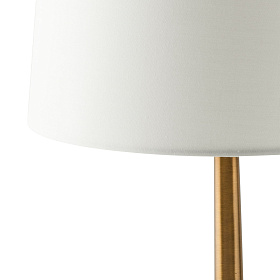 Настольная лампа Rem бронза/белый