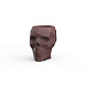 Кашпо Skull 75x57x70
