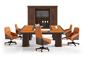 Модульный стол для совещания форма U ArtMoble