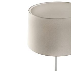 Торшер WINDSOR PIE DE SALON белый/бежевый абажур 1xE27