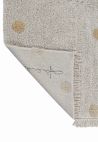 Ковер Хиппи горошек медовый 120*160