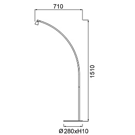 9417 Торшер AFRICA