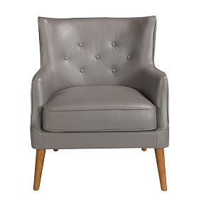 Мягкое кожаное кресло 5085/A978-M5655 с обивкой капитоне