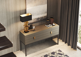 Консоль Pavanne Dust Rose/черный