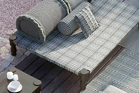 Индийская кровать GL Tartan зеленая двойная