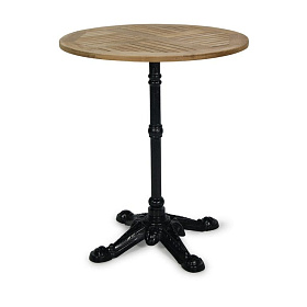 Круглый стол из тика Borneo 