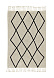 Ковер Bereber Берберский черно-белый бежевый 140*200