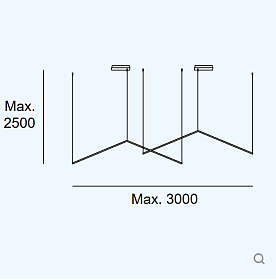 Подвес Tubs Modular Pendant Double Triangular 00-A086-05-M1