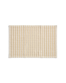 Хлопковый коврик для ванной Merade с желтыми полосками, 50 x 80 см