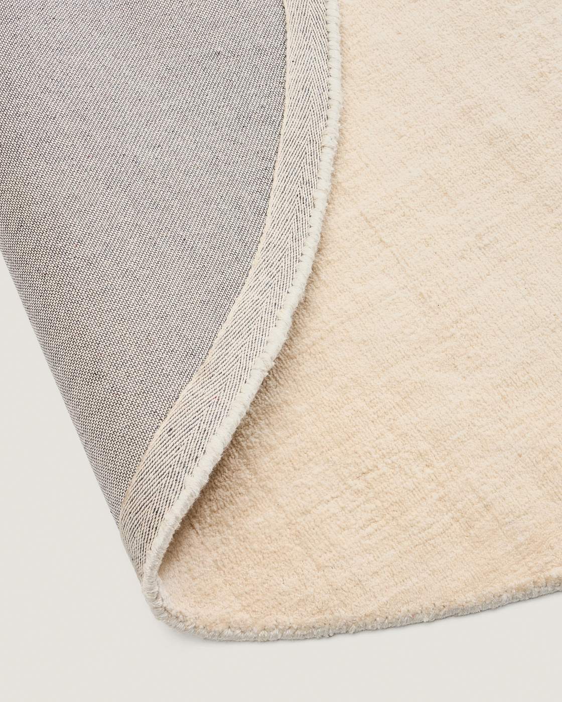 Empuries Круглый белый ковер Ø200 см