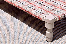 Индийская кровать GL Tartan синяя двойная