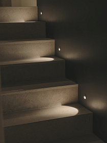 Встраиваемый светильник IP66 Bat Round Oval LED 2.2W 4000K Серый 77lm