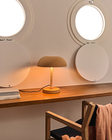 Настольная лампа Arinda из терракоты