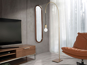 Зеркало напольное 3234/MR2201 в раме из орехового дерева