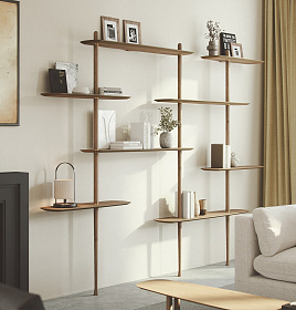 Стеллаж Axis 3 орех