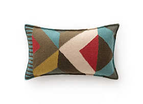 Подушка декоративная Vanguardias зеленая 60x36 см