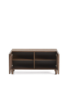 Тумба для обуви Beyla из ясеня с отделкой под орех