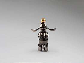 Conejo Декоративная фигура серый/оранжевый