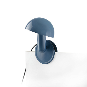 BELA Синяя настольная лампа с зажимом 1XE27