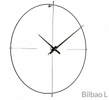 Настенные часы Bilbao L черные