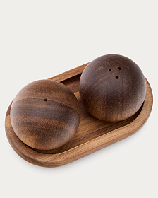 Nukha Набор солонка и перечница  из древесины акации