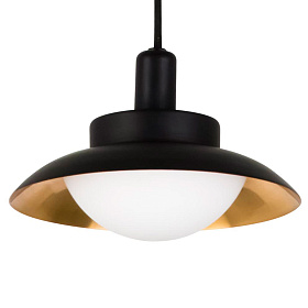 Люстра Side черный/медь