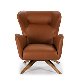 Поворотное кресло из искусственной кожи SF-801E /5038