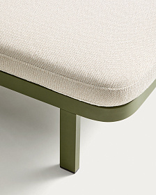 Шезлонг Kionia из зеленого алюминия