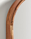Зеркало Berale из акации, 76 x 33 см