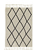 Ковер Bereber Берберский черно-белый бежевый 140*200