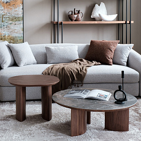 Приставной столик OLIMAR шпон ореха F