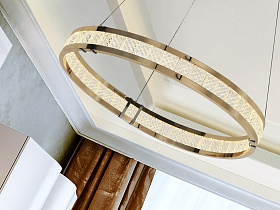 Lorian Люстра с 1 кольцом блестящее золото