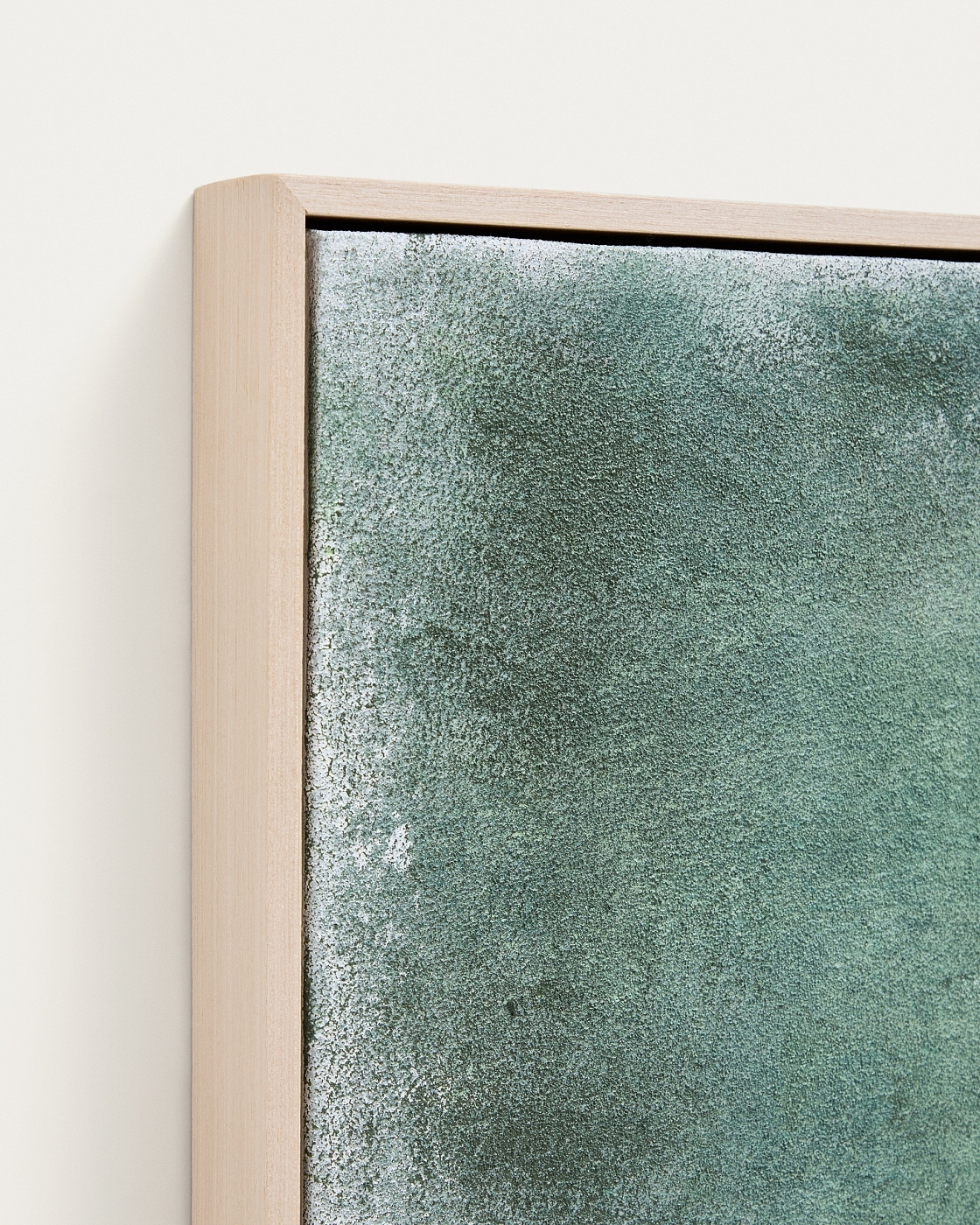 Абстрактная картина Selnar зеленая 60 x 90 см