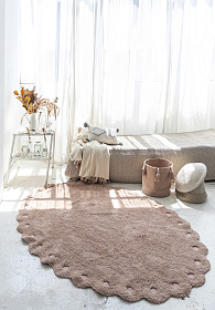 Ковер Сосновая шишка розовый 130*180