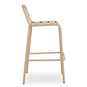 Уличный барный стул Lianis цвета капучино