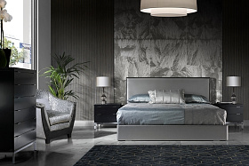 Кровать с мягким изголовьем City CTQP01-2